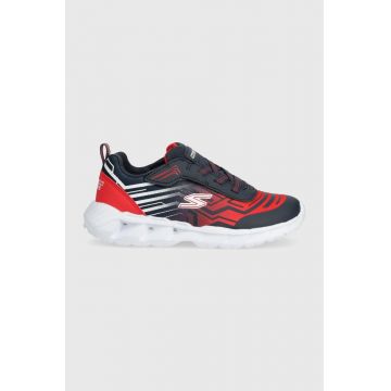 Skechers sneakers pentru copii MAGNA-LIGHTS MAVER culoarea albastru marin