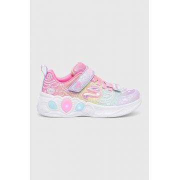 Skechers sneakers pentru copii PRINCESS WISHES culoarea roz