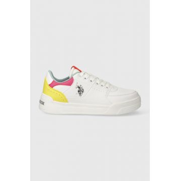U.S. Polo Assn. sneakers NOLE culoarea alb, NOLE001W 4YN1