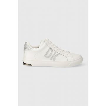 Dkny sneakers ABENI RHINESTONE LOG culoarea alb K1426611