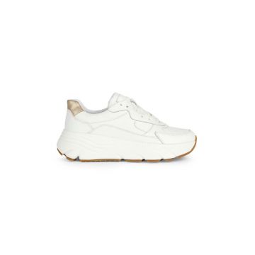 Geox sneakers din piele D DIAMANTA culoarea alb, D45UFB 085NF C1327