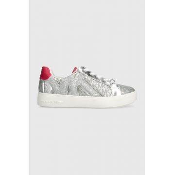 Michael Kors sneakers culoarea argintiu
