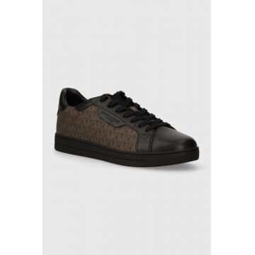 Michael Kors sneakers Keating Lace Up culoarea maro, 42F9KEFS1Q