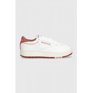 Reebok Classic sneakers din piele CLUB C culoarea alb