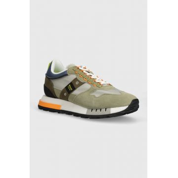 Blauer sneakers HERON culoarea verde, S4HERON02.RIS