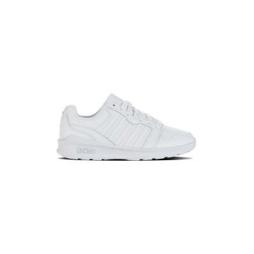 K-Swiss sneakers din piele RIVAL TRAINER culoarea alb