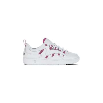 K-Swiss sneakers din piele SLAMM 99 CC culoarea alb