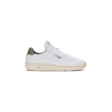 K-Swiss sneakers din piele SLAMMKLUB CC culoarea alb