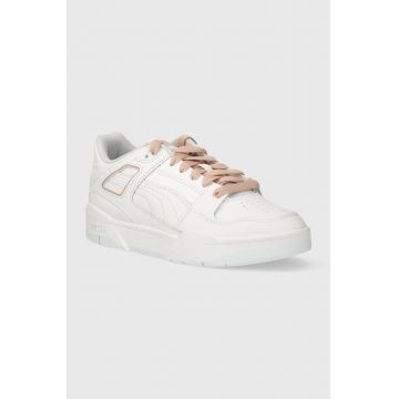 Puma sneakers slipstream INVDR lth culoarea alb 387544