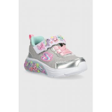 Skechers sneakers pentru copii MY DREAMERS culoarea argintiu