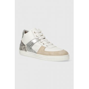 AGL sneakers din piele ILENIA culoarea alb, D936132PGKT096G226
