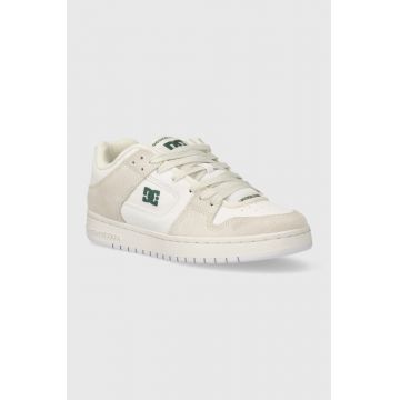 DC sneakers din piele culoarea bej