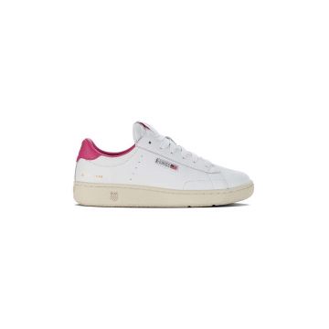 K-Swiss sneakers din piele SLAMMKLUB CC culoarea alb, 98911.977.M