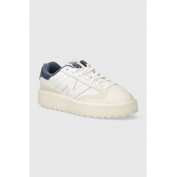 New Balance sneakers din piele CT302VA culoarea alb, CT302VA