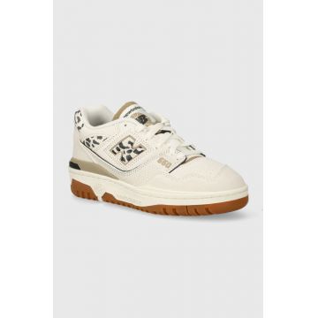 New Balance sneakers din piele intoarsă BBW550QA culoarea alb, BBW550QA