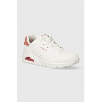 Skechers sneakers UNO culoarea alb