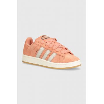 adidas Originals sneakers din piele intoarsă CAMPUS 00s culoarea roz, ID8268