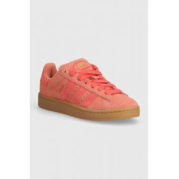 adidas Originals sneakers din piele intoarsă culoarea portocaliu, IE5587