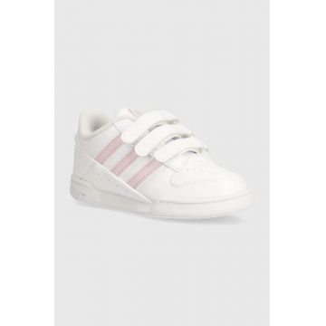 adidas Originals teniși din piele copii culoarea alb