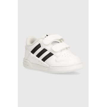 adidas Originals teniși din piele copii culoarea alb