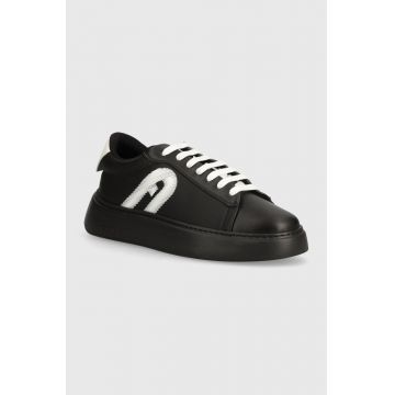 Furla sneakers din piele Lace-Up culoarea negru, YH58SPT BX3249 P1900