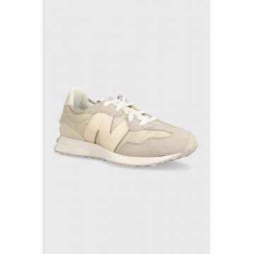 New Balance sneakers pentru copii GS327FM culoarea bej