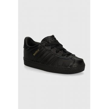 adidas Originals teniși din piele copii GAZELLE CF EL culoarea negru, IH2972