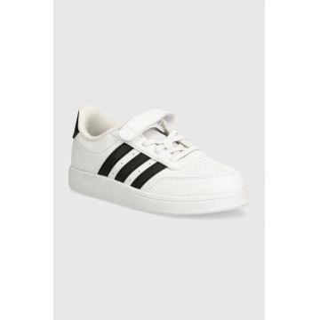 adidas sneakers pentru copii BREAKNET 2.0 EL C culoarea alb, IE3792