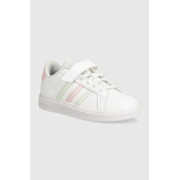 adidas sneakers pentru copii GRAND COURT 2.0 EL C culoarea alb, IE5993