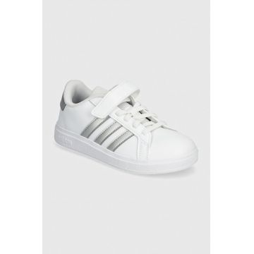 adidas sneakers pentru copii GRAND COURT 2.0 EL C culoarea gri, IH5532
