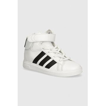 adidas sneakers pentru copii GRAND COURT MID culoarea alb, IE3862