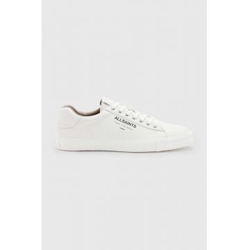 AllSaints sneakers din piele Undgrnd Lthr Low Top culoarea alb, M058FB