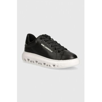 Karl Lagerfeld sneakers din piele KAPRI KITE culoarea negru, KL64519