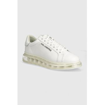 Karl Lagerfeld sneakers din piele KAPRI KUSHION culoarea alb, KL52625A