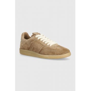 Kennel & Schmenger sneakers din piele intoarsă Crack culoarea bej, 41-21500