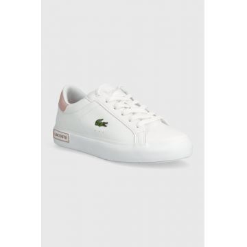 Lacoste sneakers pentru copii Vulcanized culoarea roz