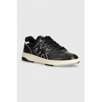 Michael Kors sneakers din piele Rebel culoarea negru, 42S4RBFS3D 001