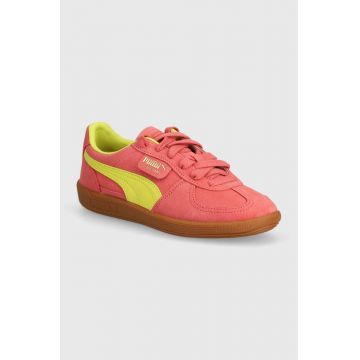 Puma sneakers din piele intoarsă Palermo Cobalt Glaze culoarea portocaliu, 396463