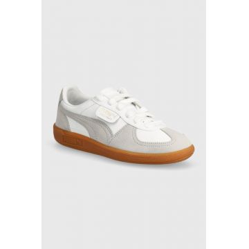 Puma sneakers din piele Palermo culoarea alb, 396464
