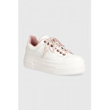 See by Chloé sneakers din piele Essie culoarea alb, SB43065A