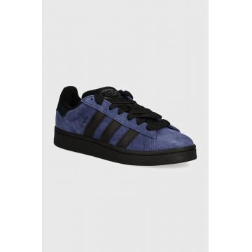 adidas Originals sneakers din piele întoarsă Campus 00s culoarea bleumarin, JH8997