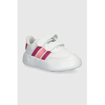 adidas sneakers pentru copii BREAKNET 2.0 CF culoarea alb, ID5279