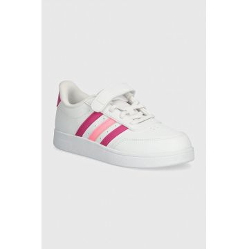 adidas sneakers pentru copii BREAKNET 2.0 EL C culoarea alb, IE3791