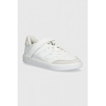 adidas sneakers pentru copii COURTBLOCK EL C culoarea alb, ID6507