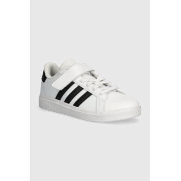 adidas sneakers pentru copii GRAND COURT 2.0 EL C culoarea alb, IH5529