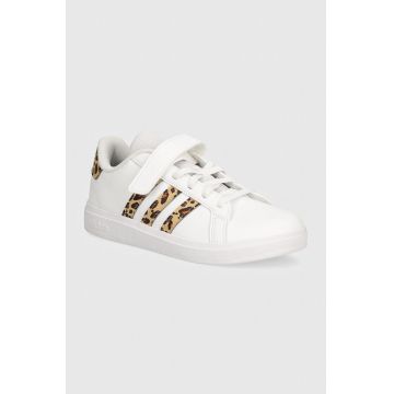 adidas sneakers pentru copii GRAND COURT 2.0 EL C culoarea alb, IH7842