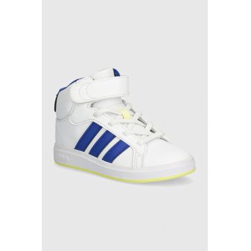 adidas sneakers pentru copii GRAND COURT MID culoarea alb, IE3861