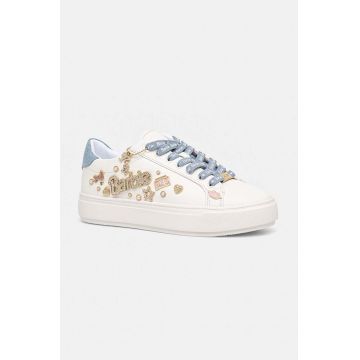 Aldo sneakers Barbiestep culoarea alb, 13823258