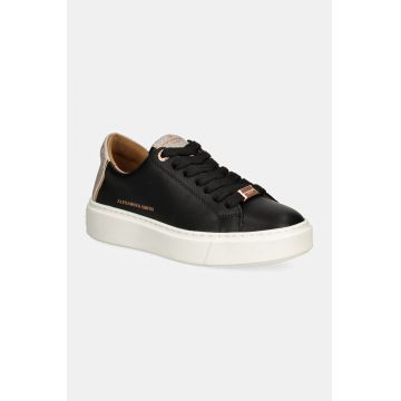 Alexander Smith sneakers din piele London culoarea negru, ALBALDW8290BCP