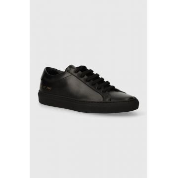Common Projects sneakers din piele Original Achilles Low culoarea negru, 3701 Common Projects sneakers din piele Original Achilles Low culoarea negru, 3701